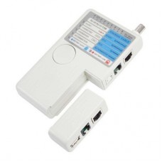 Тестер кабеля универс. RJ-45+RJ-11+RJ-12+USB+BNC (HT-2468B) REXANT 12-1003