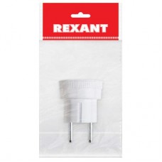 Переходник сетевой стакан с бортами 220В 6А Rexant 11-1021