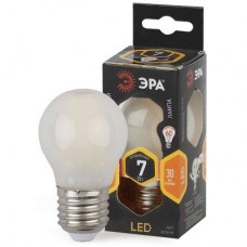 Лампа светодиодная F-LED P45-7w-827-E27 frozed ЭРА Б0027958