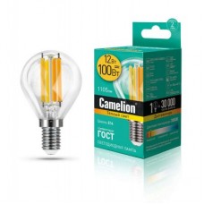 Лампа светодиодная LED12-G45-FL/830/E14 12Вт 220В Camelion 13712