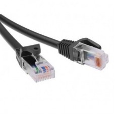 Патч-корд неэкранированный CAT6 U/UTP 4х2 LSZH 5.0м черн. DKC RN6UU4550BK