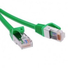 Патч-корд экранированный CAT6 F/UTP 4х2 LSZH зелёный 7м