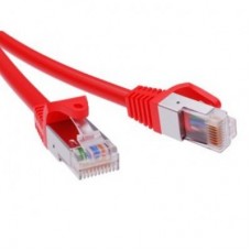 Патч-корд экранированный CAT6 F/UTP 4х2 LSZH красный 1.5м