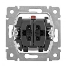 Переключатель СП на 2 напр.+ кн. PRO21 Galea-Деко Leg 775810