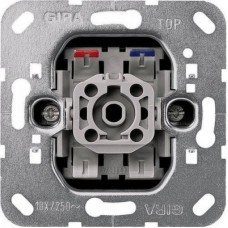 Выключатель клавишно-кнопочный Gira System 55 с N-клеммой 10A 250V 015000